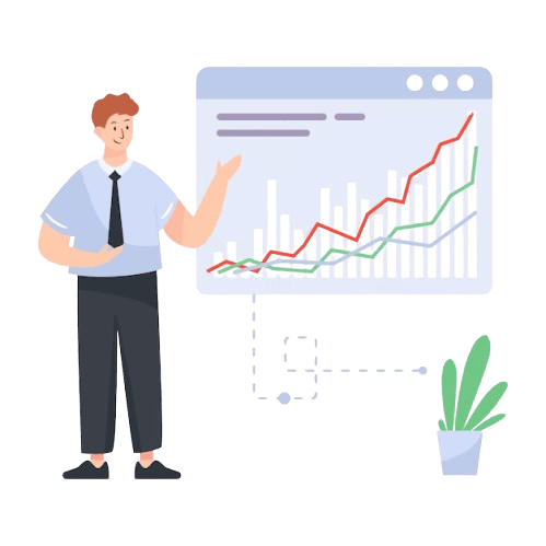 Business analytics illustration